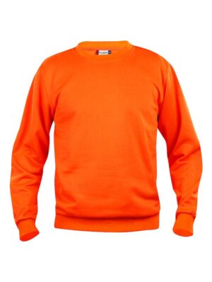 Clique Basic roundneck visibillity  orange