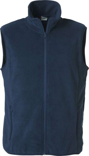 Basic Polar Fleece Vest Navy