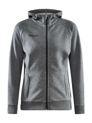 CORE Soul Full Zip Hood W Grey Melange