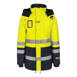 Aksla Parkas Fl. gul/marine