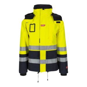 Aksla jakke, lettforet 331 Marine/Fl gul