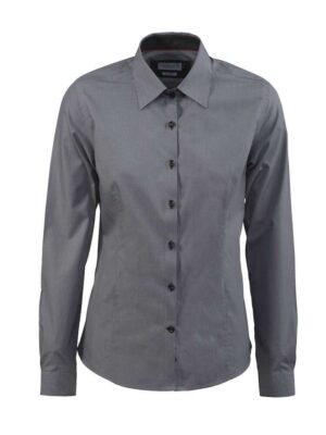 JH&F Red Bow 24 Woman Grey Stripe