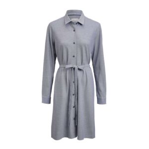 Indigo Bow 133 Shirt Dress Sky Blue