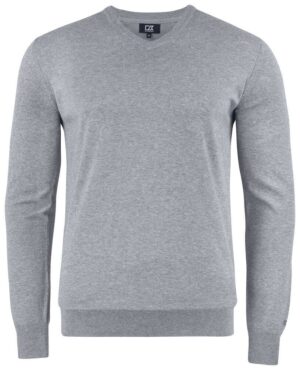 CB Oakville V-neck Men Grey Melange