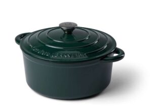 OJ Cast Iron Pot 5 litre Green 0