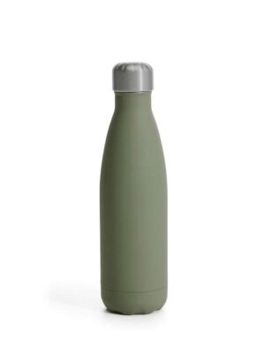 SF Steel bottle rubber finish green 50cl
