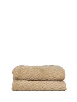 Agnes fleecepledd beige