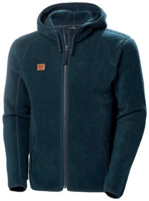 HH HERITAGE PILE HOODIE 590NAVY