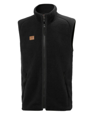 Heritage Pile Vest Black