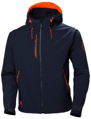 HH CHELSEA EVO HOODED SOFTSHELL 590NAVY