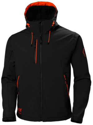 HH CHELSEA EVO HOODED SOFTSHELL 990BLACK