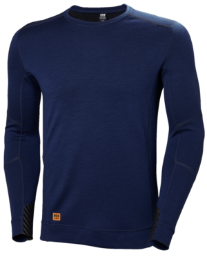 HH LIFA MAX CREWNECK 590NAVY