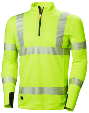 HH LIFA ACTIVE HI VIS HALF ZIP 360 YELLOW