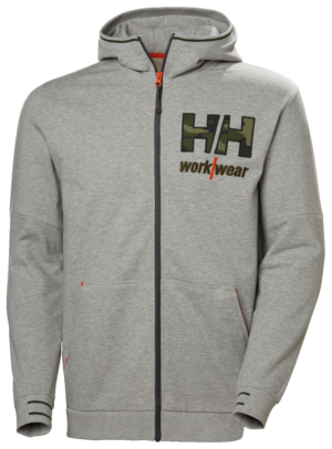 HH KENSINGTON ZIP HOODIE 931GREYM