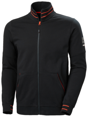 HH KENSINGTON ZIP SWEATSHIRT 990 BLACK