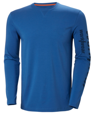 LOGO LONGSLEEVE 636 AZURIT