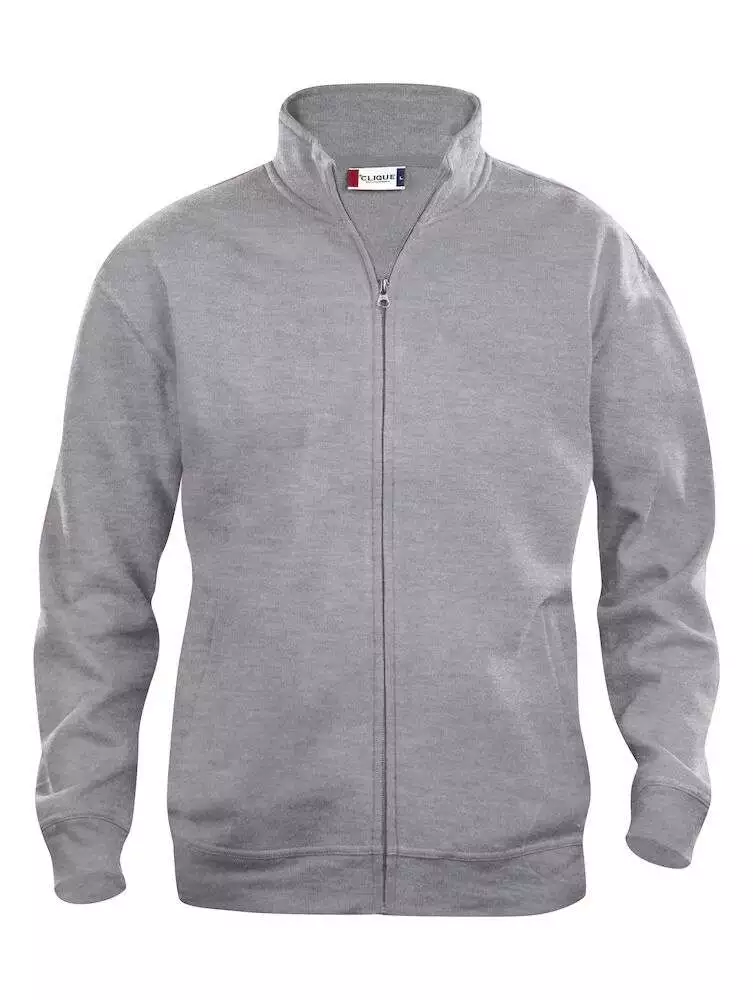 Basic Cardigan Grey Melange