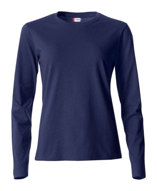 Basic-T L/S Ladies Navy