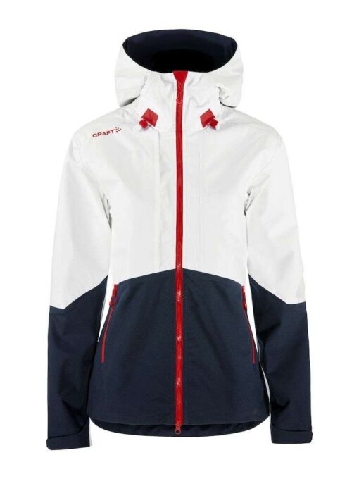 Craft Nor Block Shell Jacket W White-Blaze