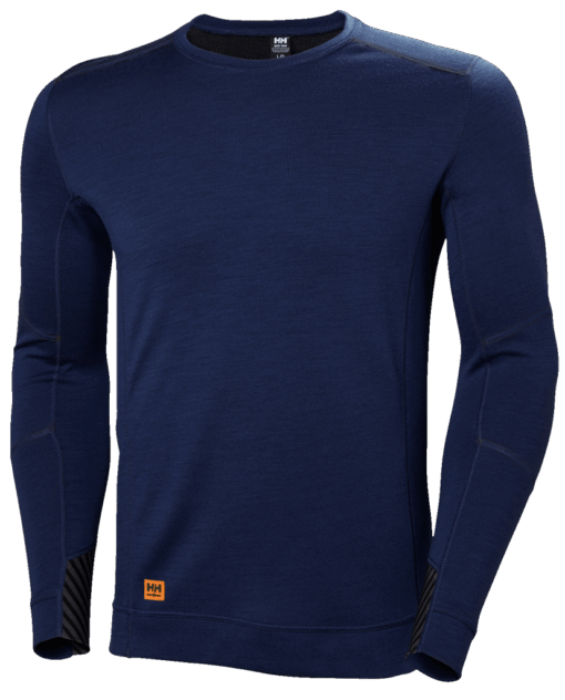 HH LIFA MAX CREWNECK 590NAVY