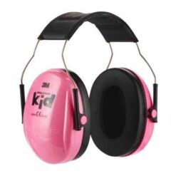 Peltor Kid, neon rosa, med hodebøyle