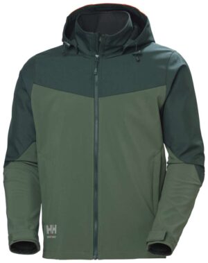 Oxford Hooded Softshelljakke Spruce/Dark Spruce