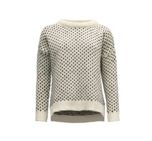 DEVOLD - NORDSJØ WOOL SWEATER WMN OFFWHITE