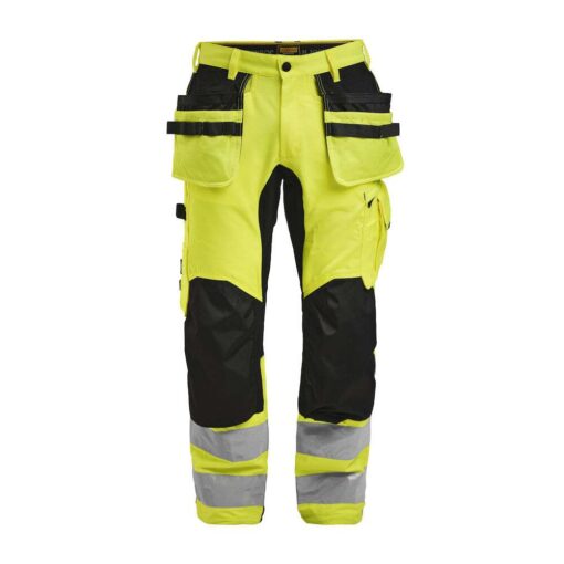 HV Håndverksbukse Stretchpanel Yellow/Black