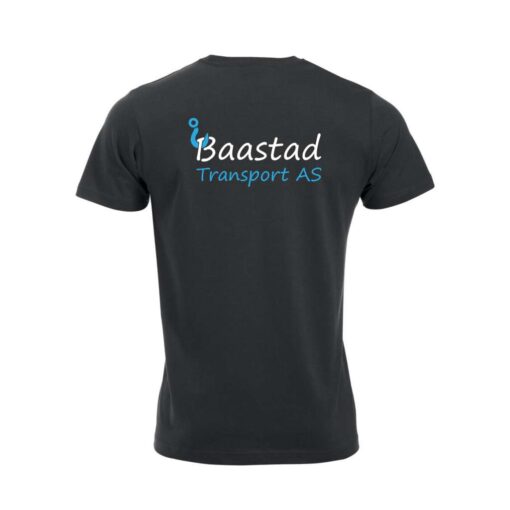 BAASTAD TRANSPORT CLASSIC T-SHIRT SORT BLOGO